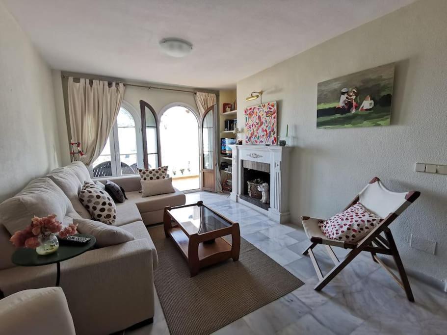 2Br+1Bthr Precioso Apartamento Con Vistas Al Mar Mijas Dış mekan fotoğraf