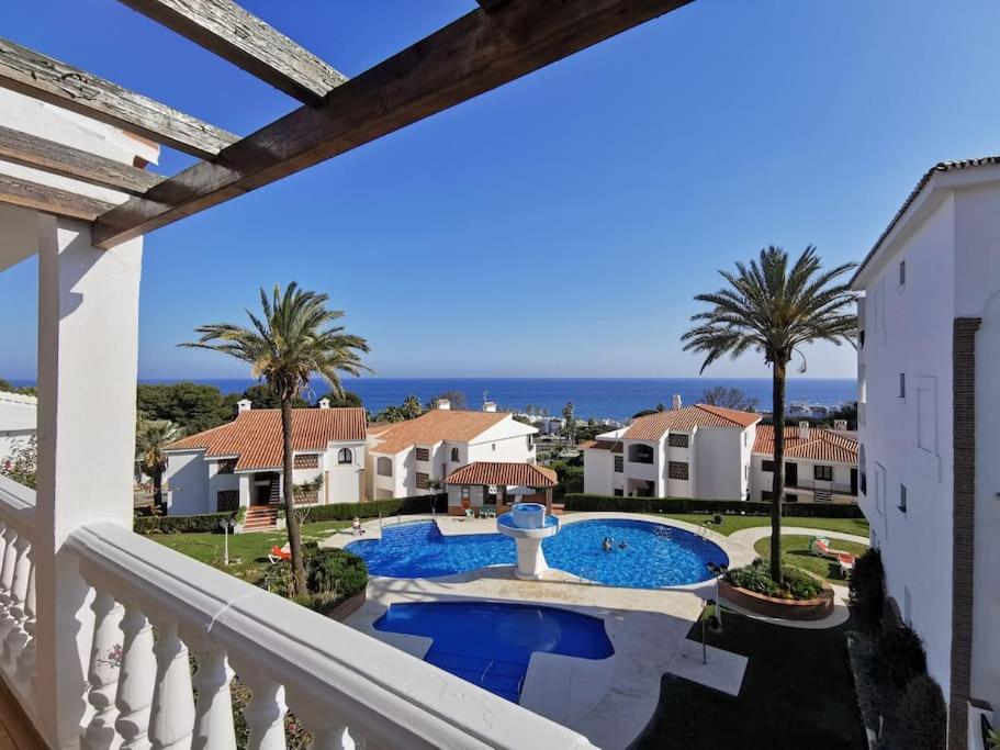 2Br+1Bthr Precioso Apartamento Con Vistas Al Mar Mijas Dış mekan fotoğraf